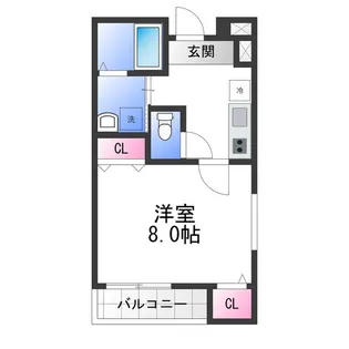 フジパレス春木駅北Ⅲ番館【1階】の間取り