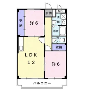 エスポアール Part1【1階】の間取り