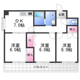 ヴェルドミール府中【2階】の間取り
