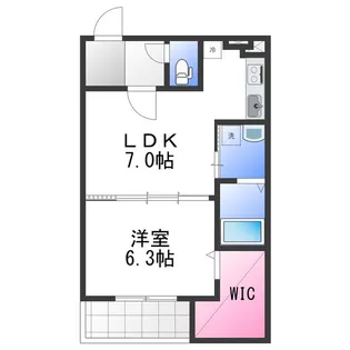 フジパレス 鶴原【2階】の間取り