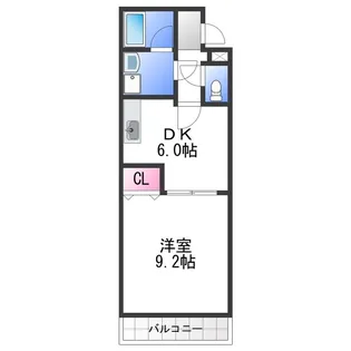 フジパレス 貝塚半田Ⅱ番館【2階】の間取り