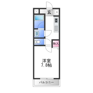 リヴェール和泉【2階】の間取り