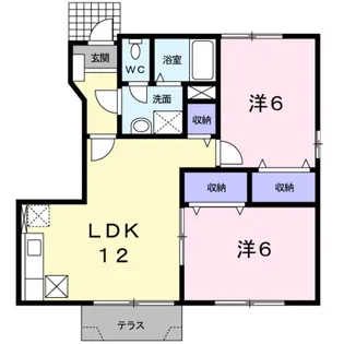 Gポルックス【1階】の間取り
