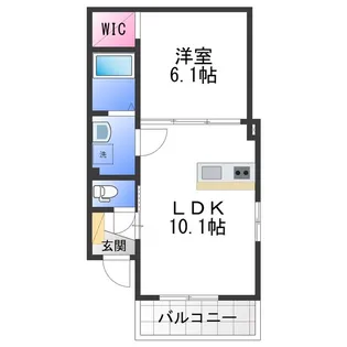 S−RANK豊中町【1階】の間取り