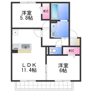パストラルⅡ【2階】の間取り