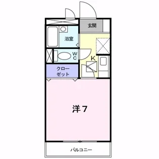 サンモール北川【1階】の間取り