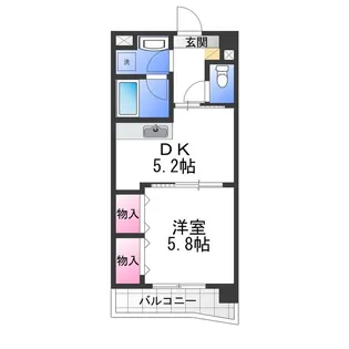 カーサ恵風【3階】の間取り