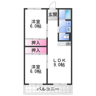 マンション希宗【3階】の間取り