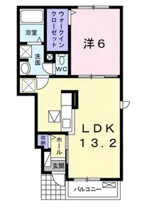 アラベスク【1階】の間取り