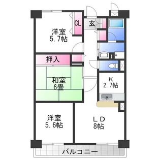 ウィステリア【4階】の間取り