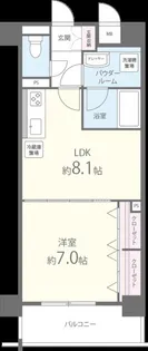 フランディルりんくうⅡ【3階】の間取り