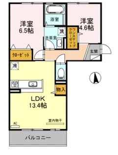 ビスターレ【2階】の間取り