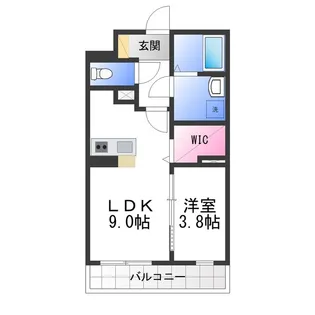 サザンクレスト高師浜【2階】の間取り