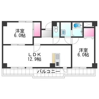 クレールI・K【2階】の間取り