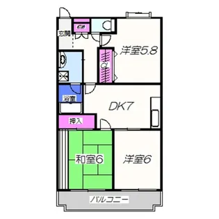サン・シード 【2階】の間取り