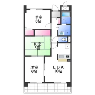セピアコートタナカ【1階】の間取り