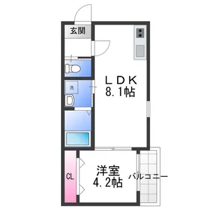 KS NORTH PLASE【2階】の間取り