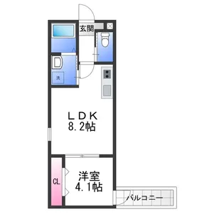 KS NORTH PLASE【2階】の間取り