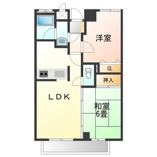 プレステージフジ忠岡壱番館【2階】の間取り