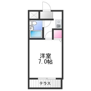 ファロス【1階】の間取り