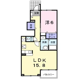 コンストライフAブロック【1階】の間取り
