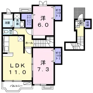 ガーデンハイム【2階】の間取り
