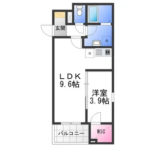 (仮称)ジーメゾン高石リュクス【1階】の間取り