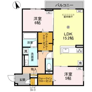 ファブール東羽衣【3階】の間取り