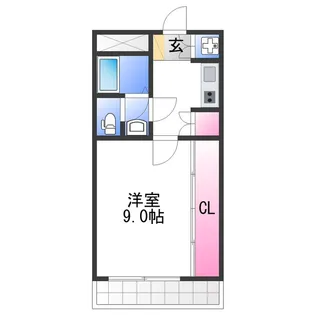 エスポワール鶴山台【3階】の間取り