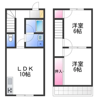 ディアコート【1階】の間取り
