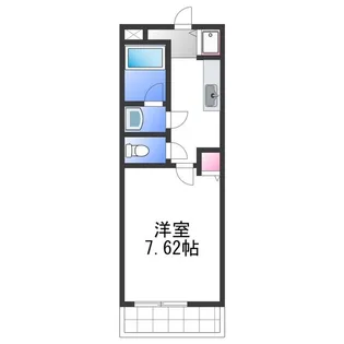 クローリスメゾン1番館【2階】の間取り