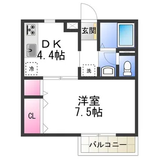 トレゾールM【2階】の間取り