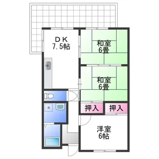 オリーブ沼町【4階】の間取り