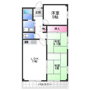 メルベーユ246【3階】の間取り