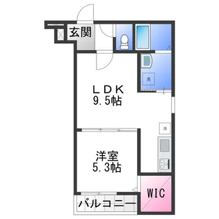 フジパレス高石駅南Ⅱ番館【3階】の間取り