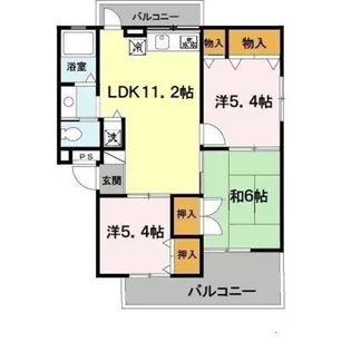 ロイヤルライフ21【1階】の間取り