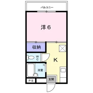 ベルクール末広【2階】の間取り