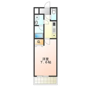 フジパレスピーノ【2階】の間取り