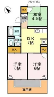 エミネントセジュールA棟【1階】の間取り