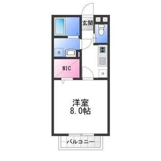 ジェンネ降井【2階】の間取り