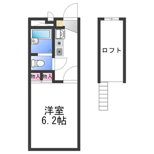 レオパレス雅【1階】の間取り