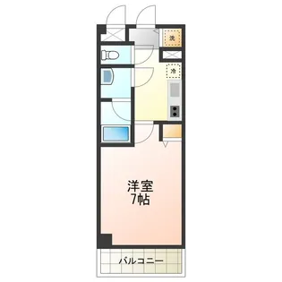 サンパティーりんくう【1階】の間取り