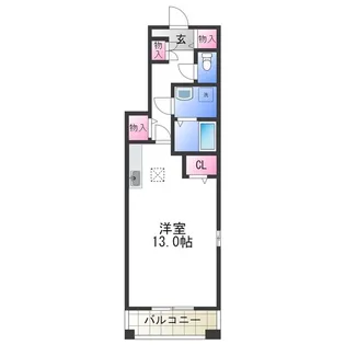 ルチャーマⅡ A棟【1階】の間取り