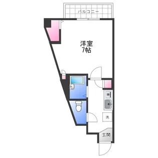 ロジュマン泉佐野【3階】の間取り