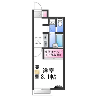 レオネクストマイヒルズ8843【1階】の間取り