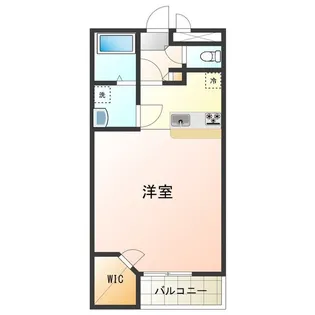 レオパレスおのさと【2階】の間取り