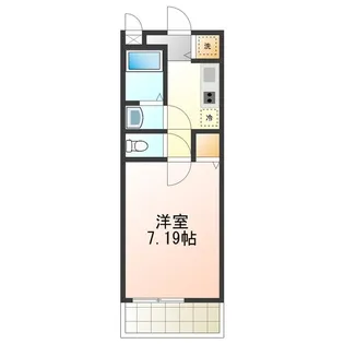 フィオーレ市場東【1階】の間取り