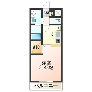 アンプルール 光明池【2階】の間取り