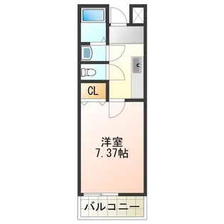 グリーンゲイブルズ大町【2階】の間取り