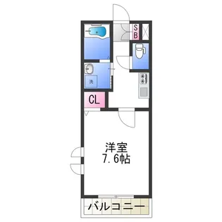 フィアスコート羽衣【2階】の間取り